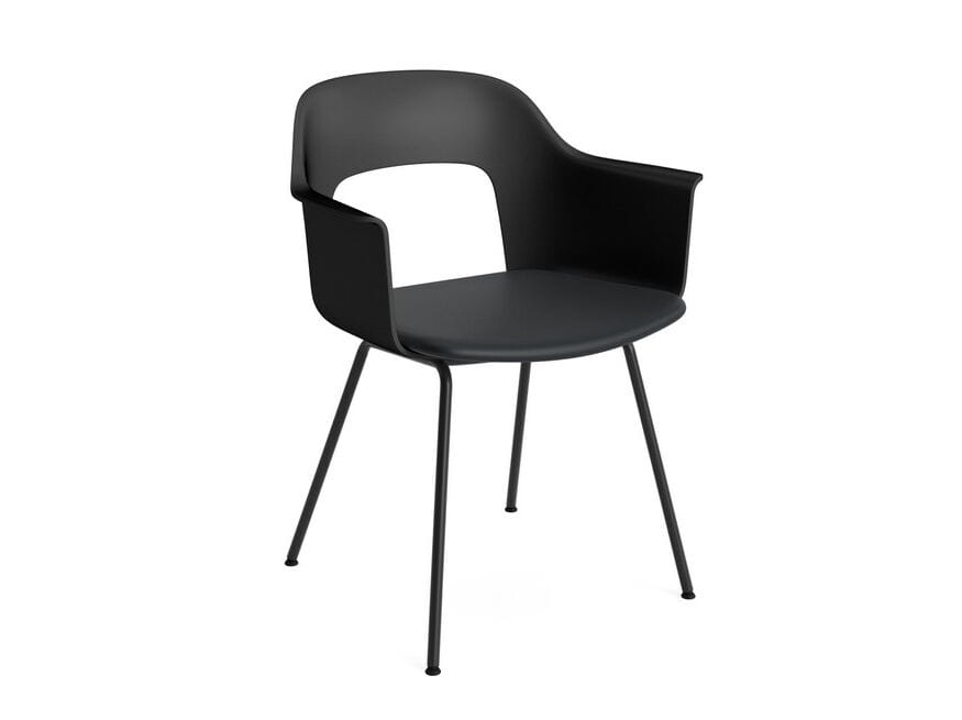 Стул из полипропилена с мягким сиденьем с подлокотниками Hay макет ARCH-00119434 - Вид №36