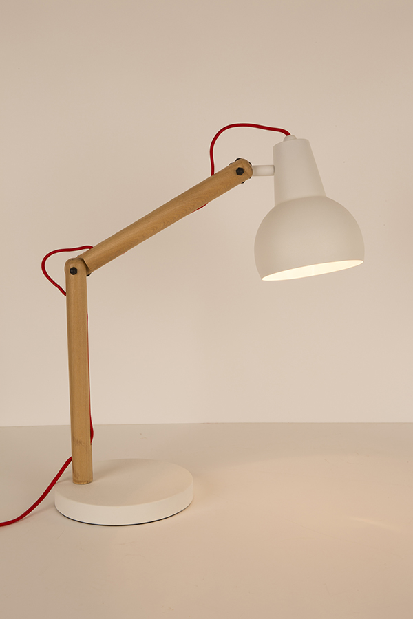 Лампа настольная Study, белая Zuiver 5200012 - Вид №1