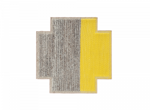 100157 Ковер Plait Yellow 260x260 GAN Mangas Space