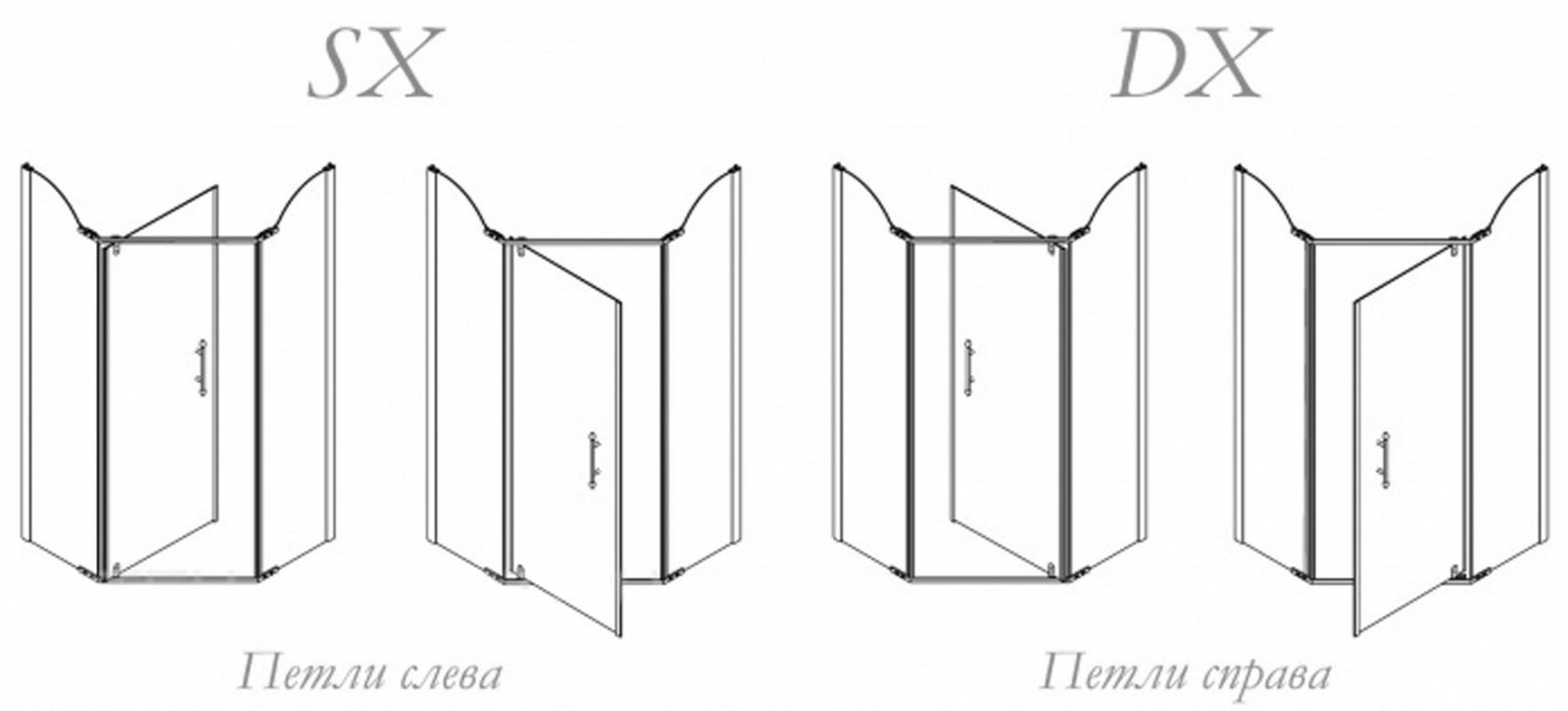 24173DX Душевой уголок Migliore Diadema - Вид №3
