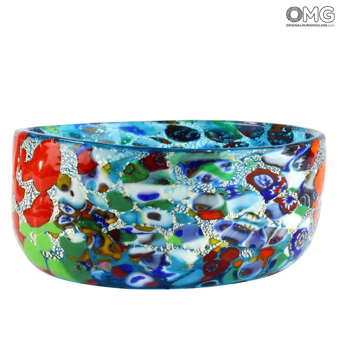 4852 ORIGINALMURANOGLASS Вазочка для конфет и фруктов - муранское стекло OMG 10 см  - Вид №1