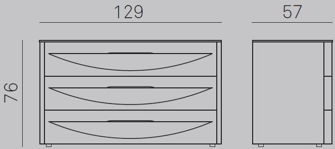 Gruppo Tomasella Деревянный комод со встроенными ручками Bogart sun-id-1438353 - Вид №2