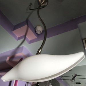 Vistosi Nembo SP bco светильник подвесной формы ракушки