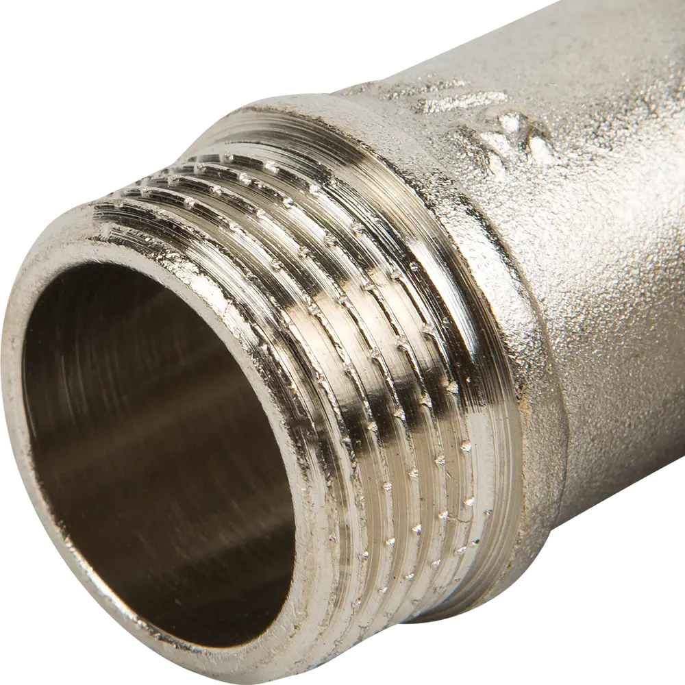 Угол Valtec, внутренняя-наружная резьба, 3/4"  никелированная латунь STLM-2064044 - Вид №1