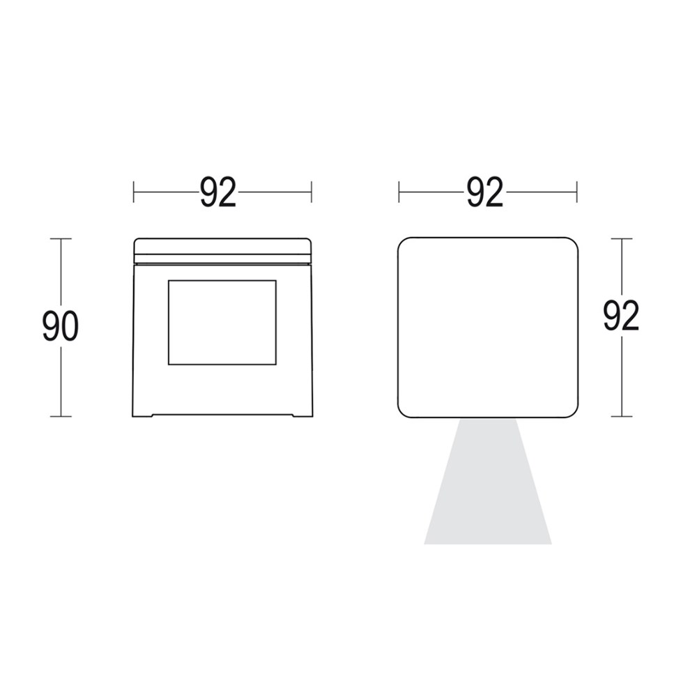 MicroBivio F Ghidini Bivio F .05 Темно-Cерый (Матовый)  - Вид №1