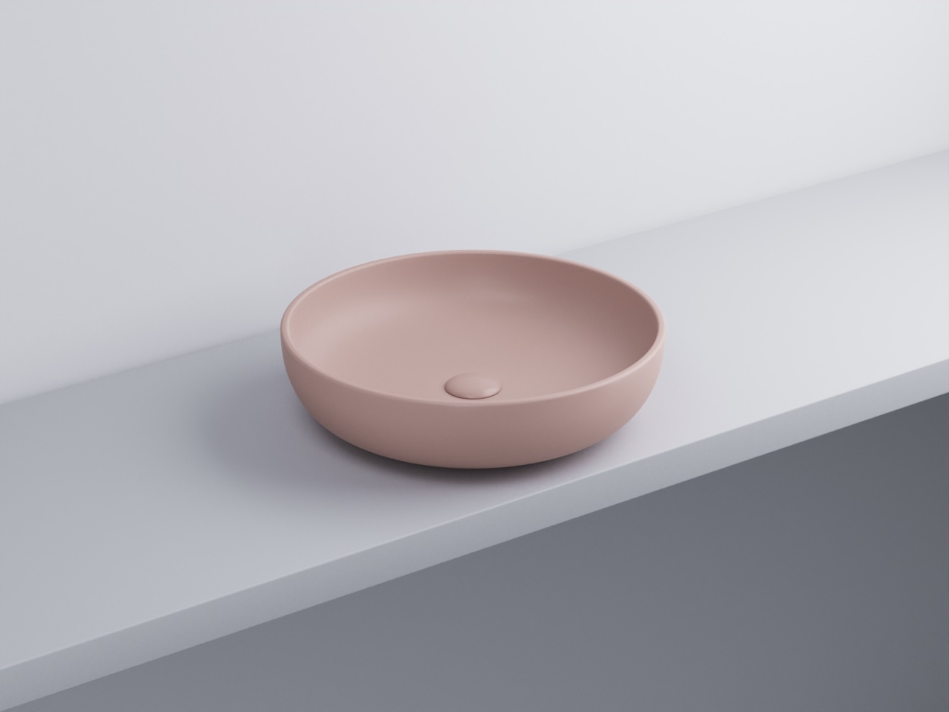 SHBA45-CP Накладная чаша без переливом ø45 cielo Shui Ceramica Cielo