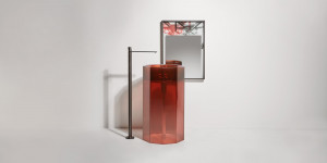 Vitreo Напольная раковина стоящая прямоугольная Antoniolupi