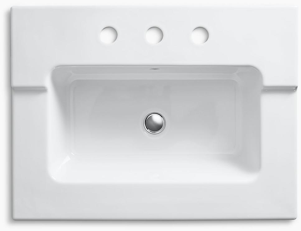K-2979-8-K4 Накладная раковина на столешницу  прямоугольная Kohler  - Вид №3
