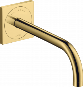 38120990 Электронный смеситель для раковины, скрытого монтажа, настенный, с изливом 225 мм AXOR UNO