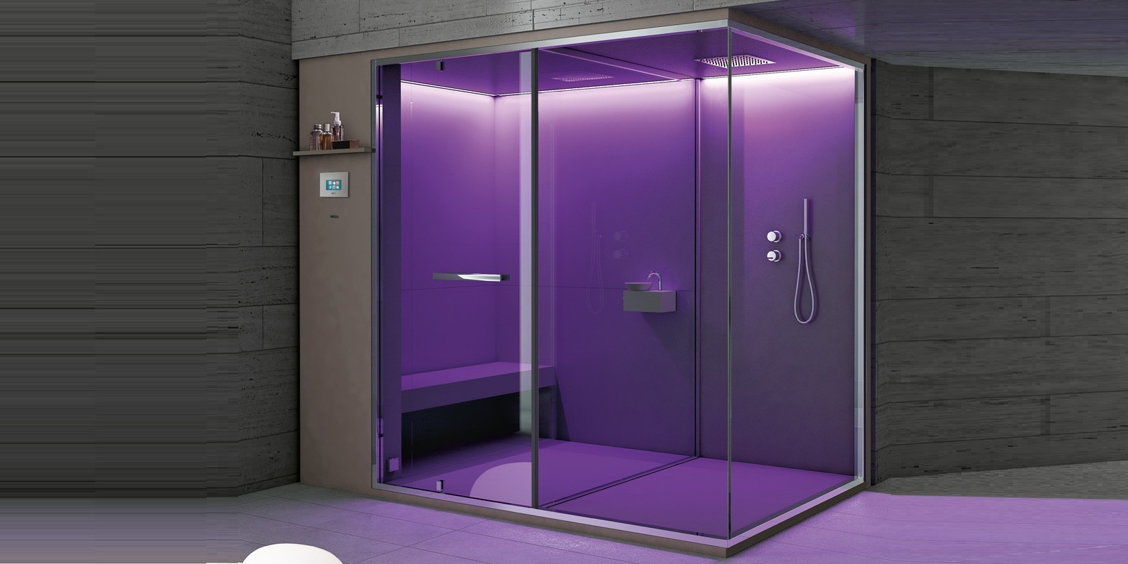 СПА: ХАМАМ С ДУШЕМ 242 НИША ETHOS Gruppo Geromin SSAET8N6DH - Вид №1