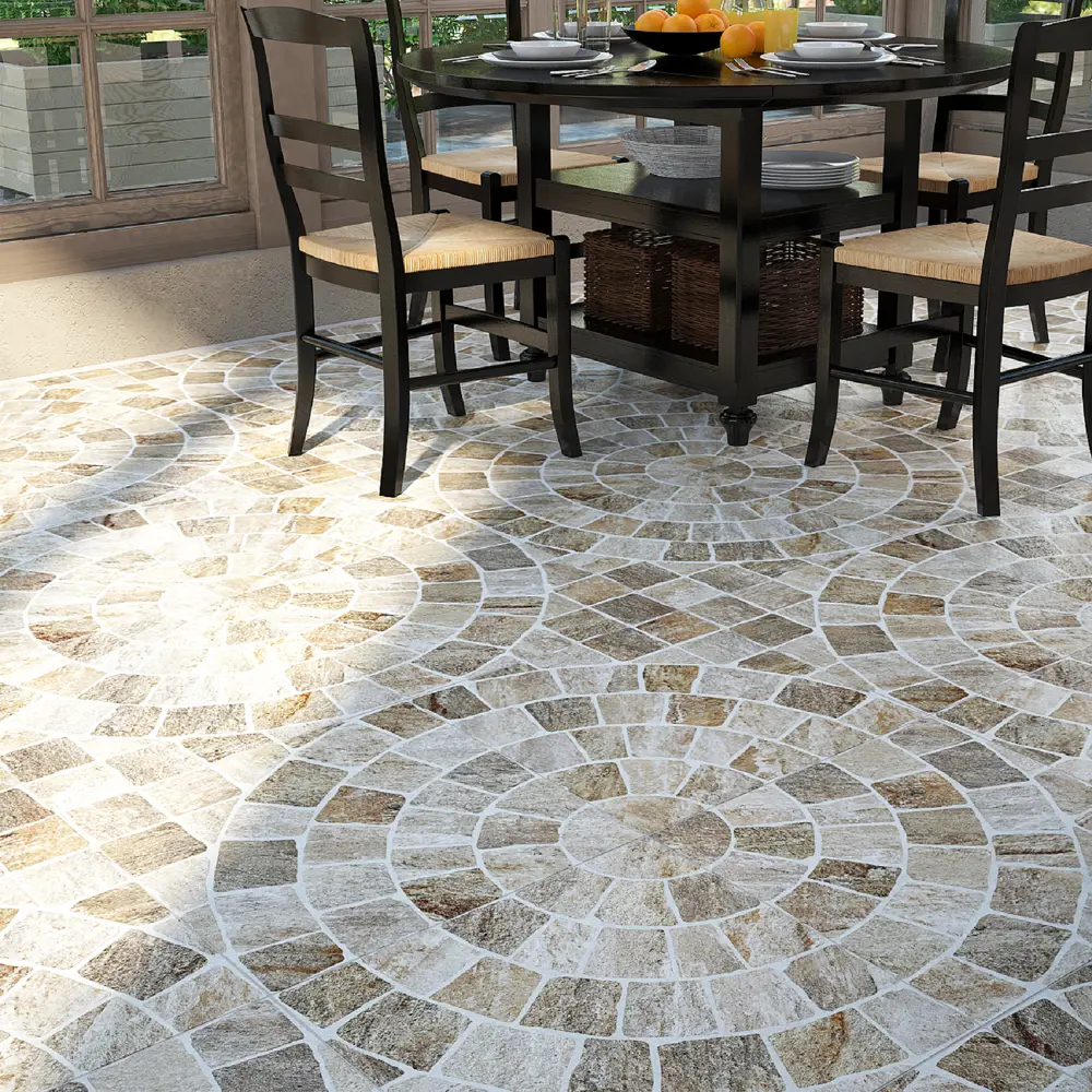 Глазурованный керамогранит Керамин Одеон 50x50 см 1.25 м² матовый цвет бежевый Лиссабон STLM-2108802