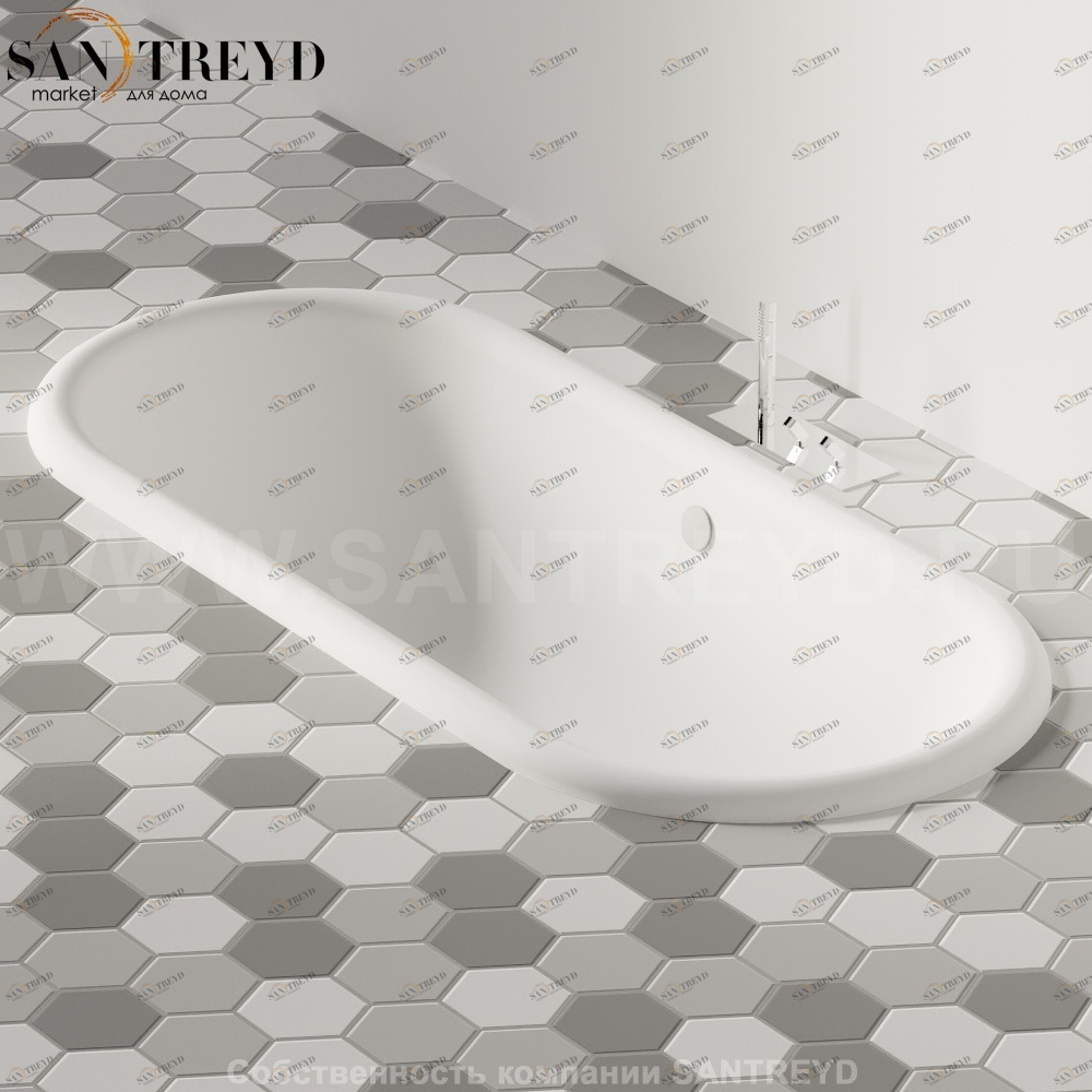 Ванна встроенная OTTOCENTO белая Agape AVAS0968ZZ