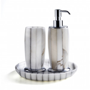 AL99 3SC Набор из 3 предметов, чашка, диспенсер, лоток Classico