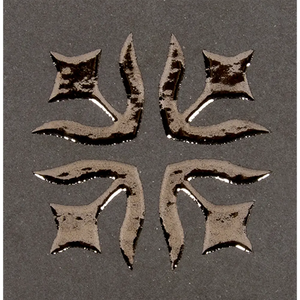 Вставка напольная Лимож 6х6 см цвет черный Santreyd STLM-2042495