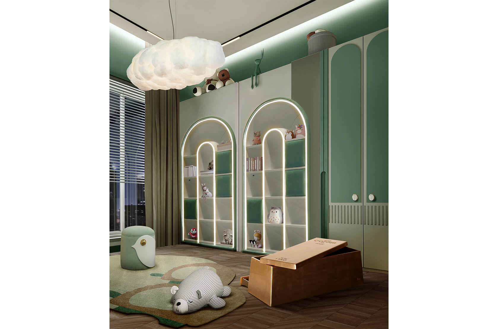 CIST667 Детские ковры Панцирь черепахи Circu  - Вид №3