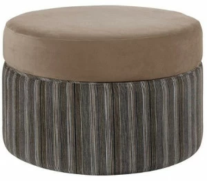 ANA ROQUE INTERIORS Пуф из круглой ткани с обивкой Luxury