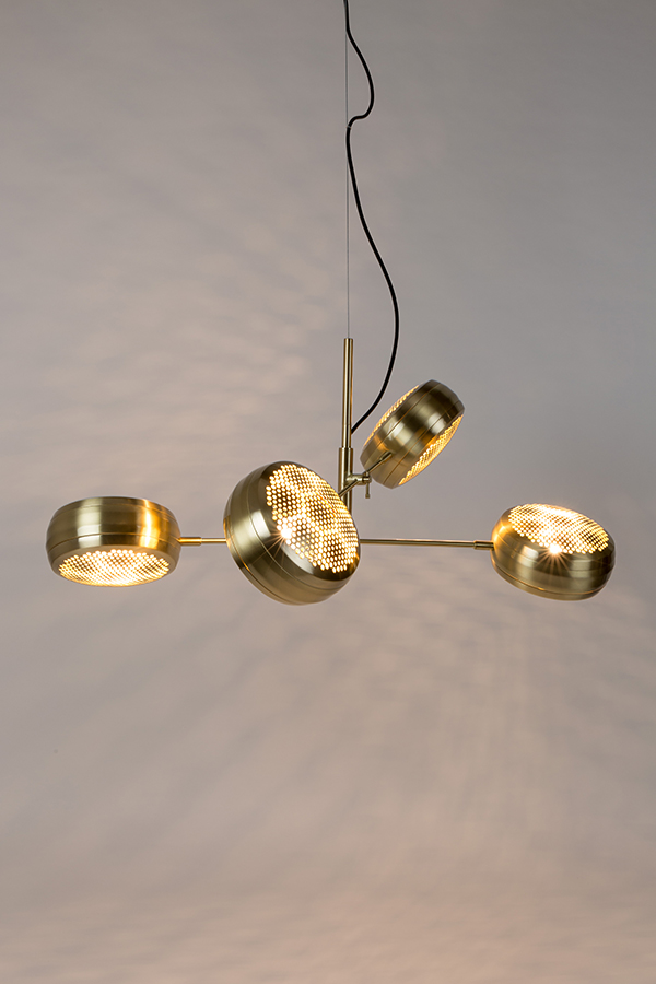 Лампа подвесная Gringo Multi, золотая Zuiver 5300122 - Вид №1