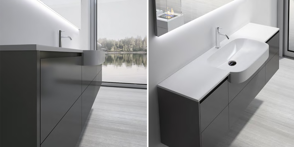 Комплект мебели №6 146,4 см Antonio Lupi PIANA Antoniolupi 6PIANA - Вид №1