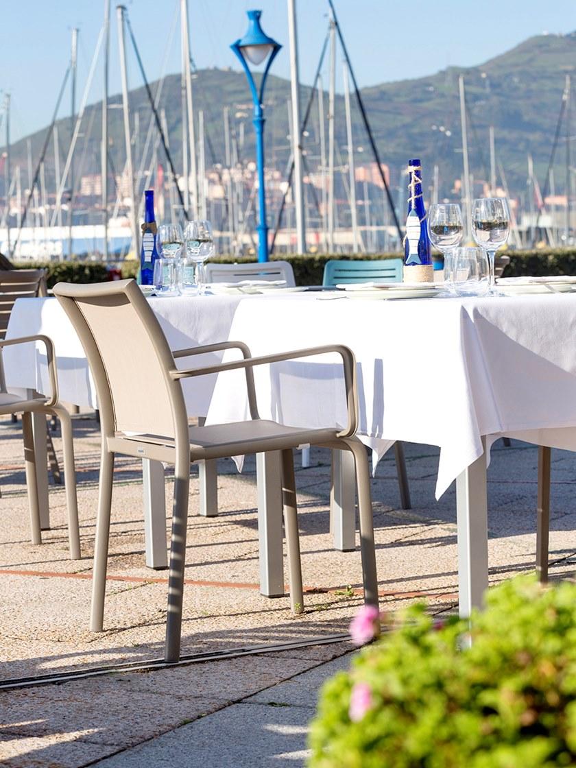 Ezpeleta Штабелируемый садовый стул из алюминия и phifertex®  Mn-lan00  - Вид №4