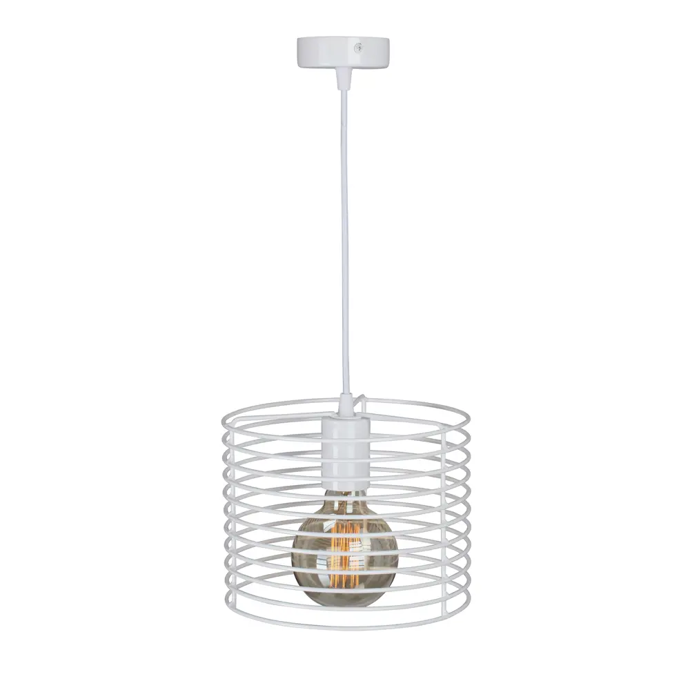 Подвесной светильник Vitaluce Vakero white 1 лампа 3м² Е27 цвет белый глянцевый STLM-2132810 - Вид №8