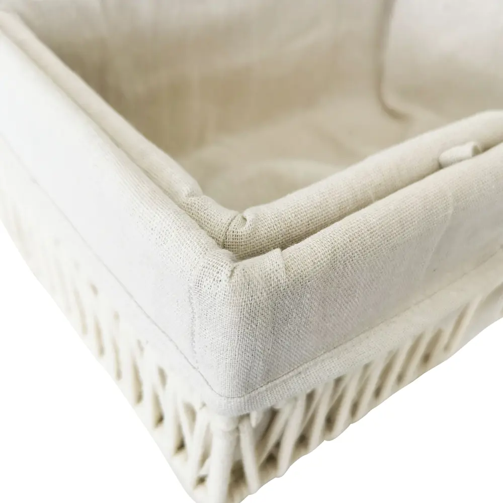 SPACEO Корзина для хранения из бумажной веревки с металлическим каркасом 89344359 Kub STLM-1099321 - Вид №3