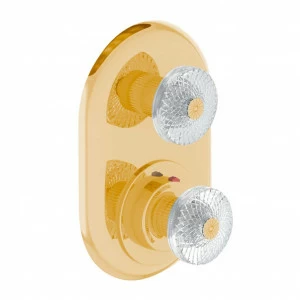 C45-2R21 C45-2R21 Комплект овальной накладки КРЫЛО ЛЕБЕДЯ Cristal & Bronze CYGNE AILÉ