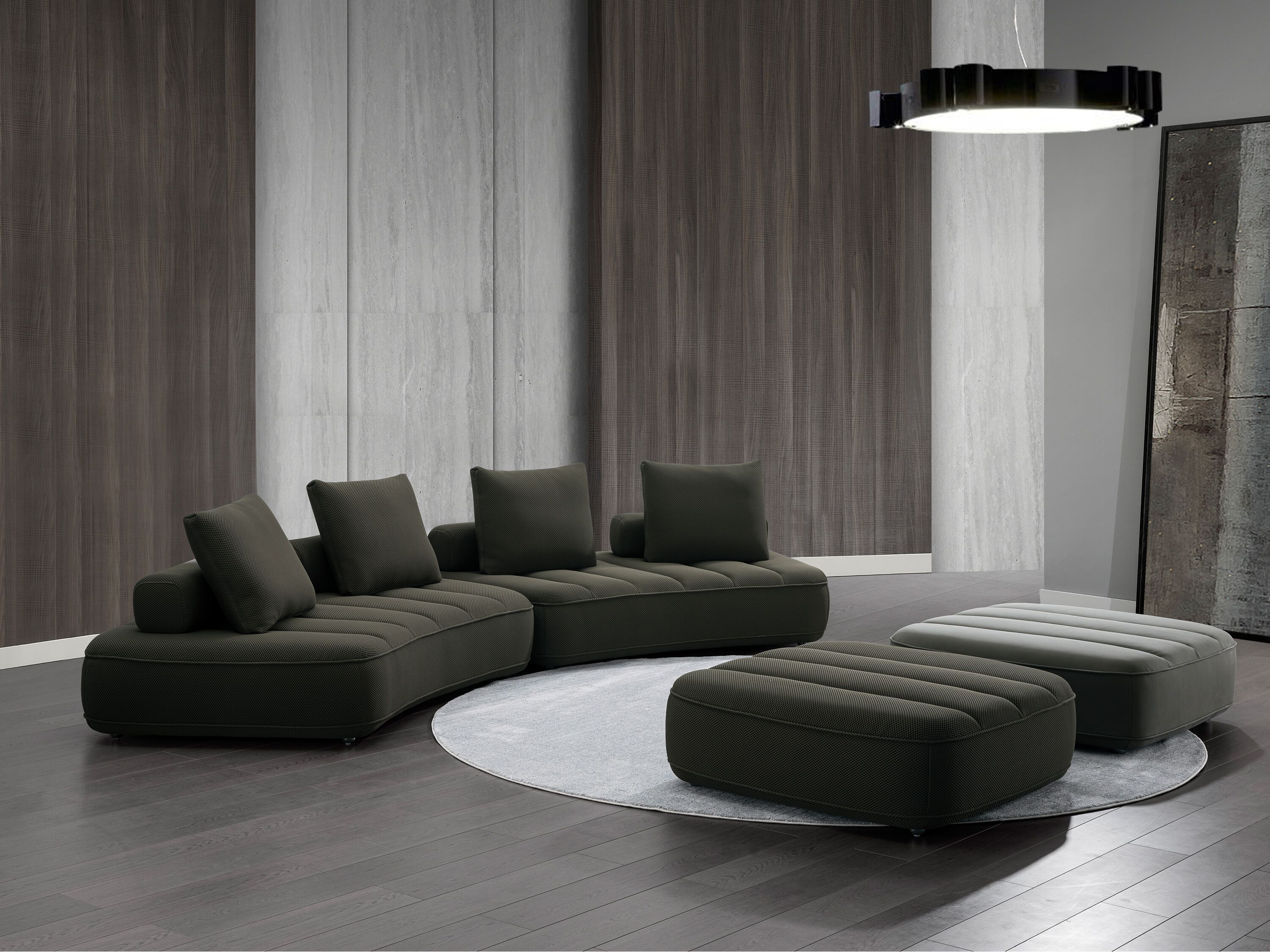 4-местный модульный тканевый диван CAMPO DE' FIORI Tahiti ARCH-00141012 - Вид №7