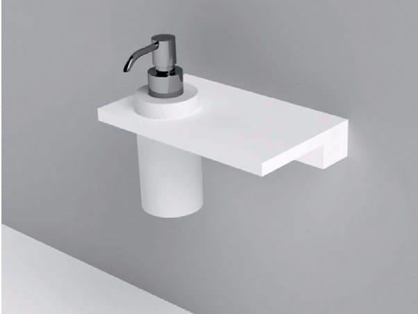 Дозатор мыла / полка для ванной комнаты Corian® Rexa уникальный ARCH-00012441