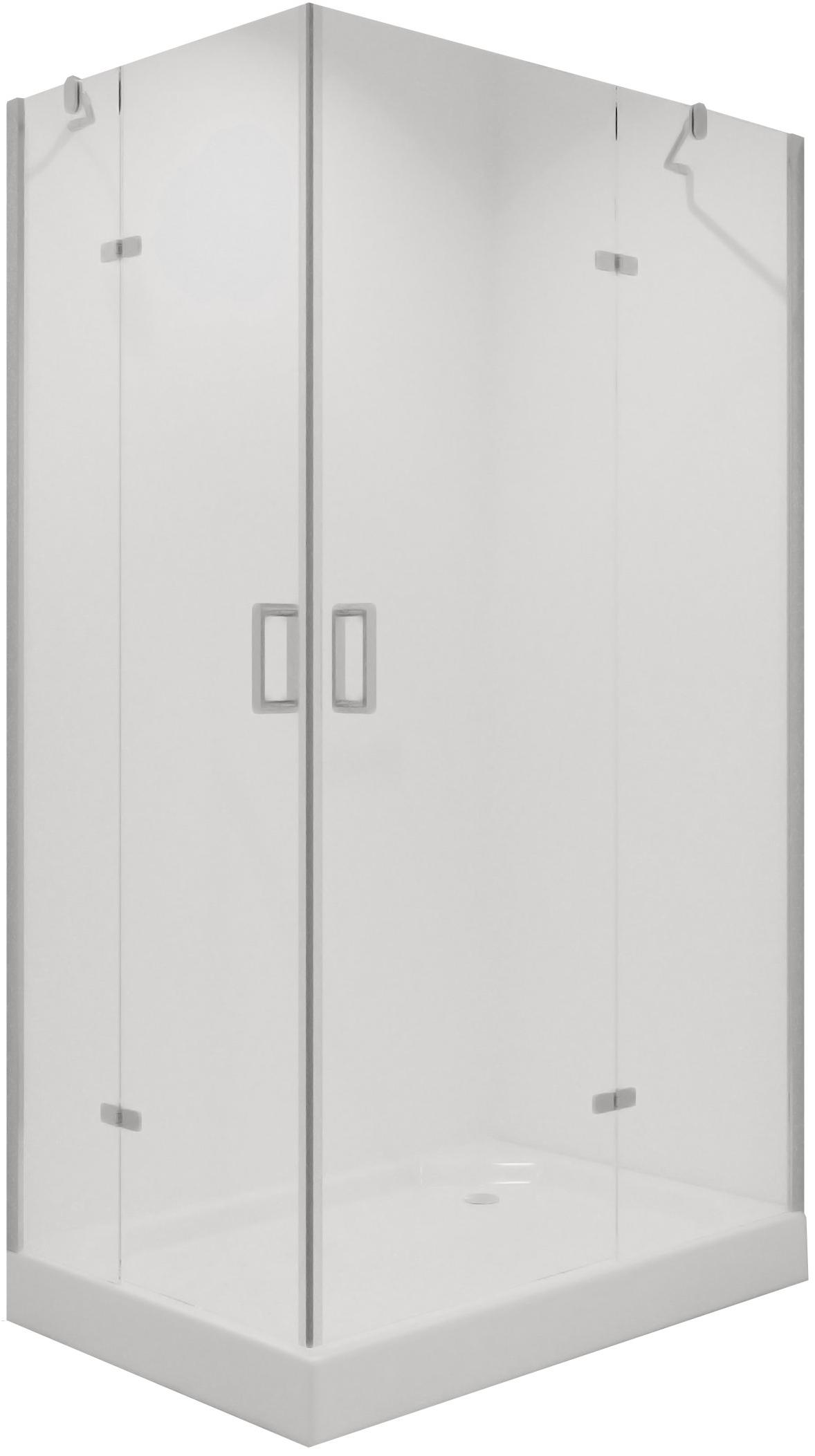 Душевое ограждение NG- 6618-08 (120*90*190) прямоугольник, двери распашные, 1 место Niagara Nova 66180811 - Вид №1