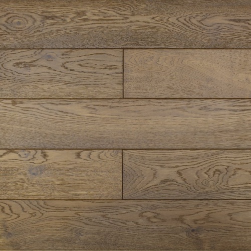 Массивная доска Amber Wood Smoked Дуб Кантри с брашью (Текстурированная) 300-1400х125 мм 2000300008 - Вид №1