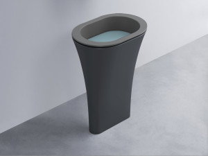 AMLA65-CM+AMPILO-PL+AMCOLO-BA Раковина Amedeo Ovale отдельностоящая cielo Enjoy + Amedeo