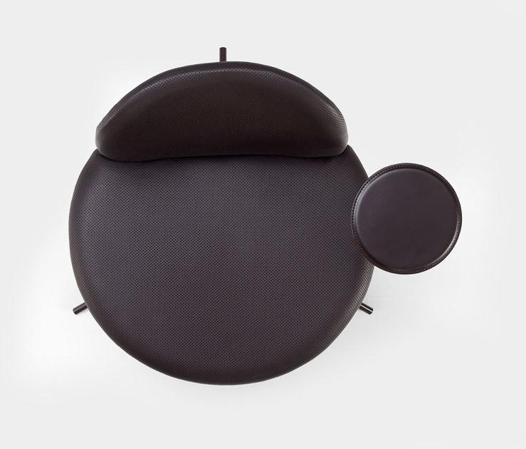 Offecct Вращающееся кресло на козелке из кожи sun-id-1478643 - Вид №2