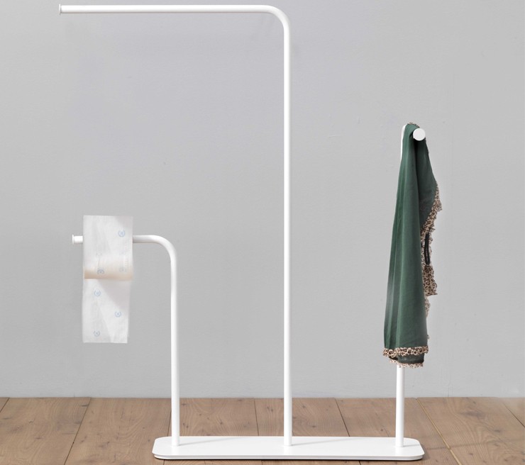 Ex.T Gru Вешалка для полотенец белая EXGRUB.CO  - Вид №3