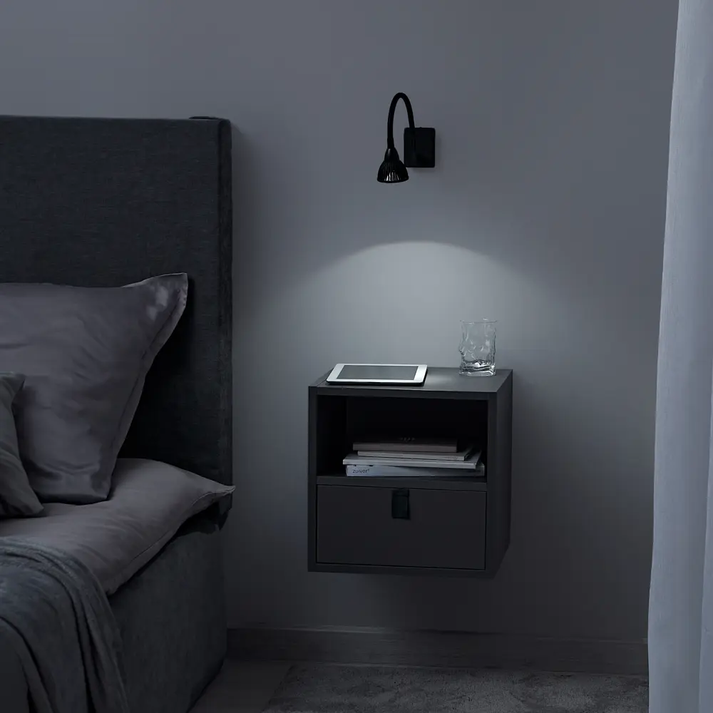 Бра светодиодное Cercare 1x7 Вт металл/пластик цвет чёрный Arte Lamp STLM-2049394 - Вид №10