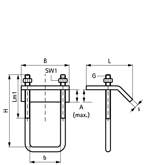 66581711 BIS Strut Балочные зажимы для создания конструкций из профиля Strut walraven  - Вид №1