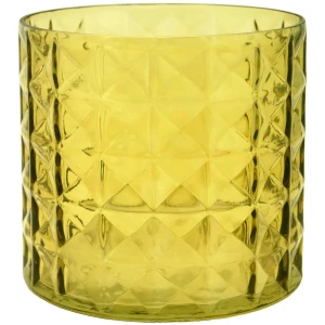 Ваза Эмилия 1 стекло цвет песочный 20 см