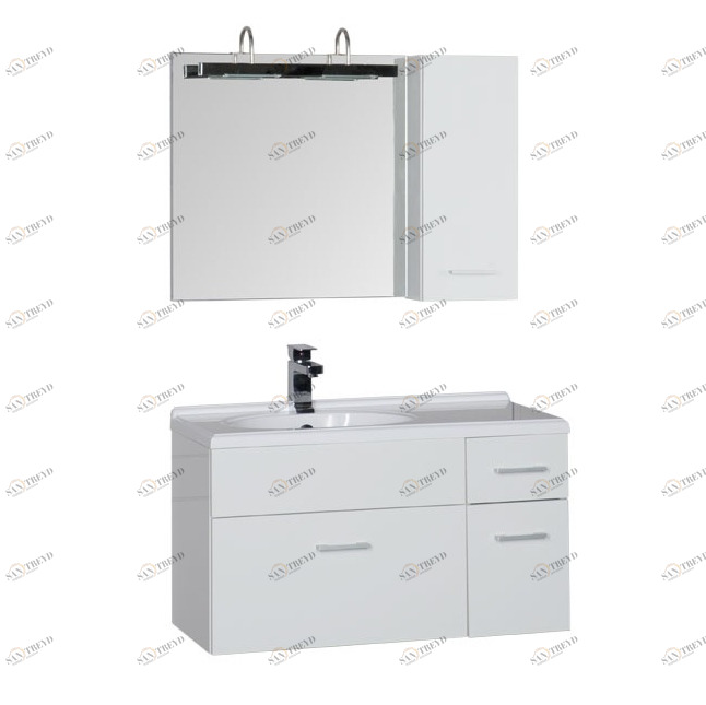 Комплект мебели Aquanet Данте 85 L белый (1 навесной шкафчик) 00164817