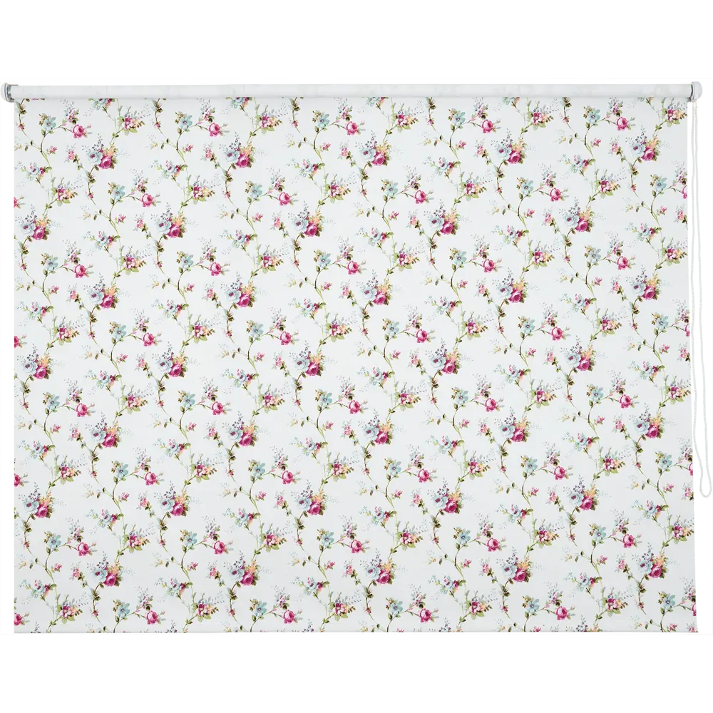 Штора рулонная «Цветы», 160х175 см, цвет белый Santreyd Шарм STLM-2111249