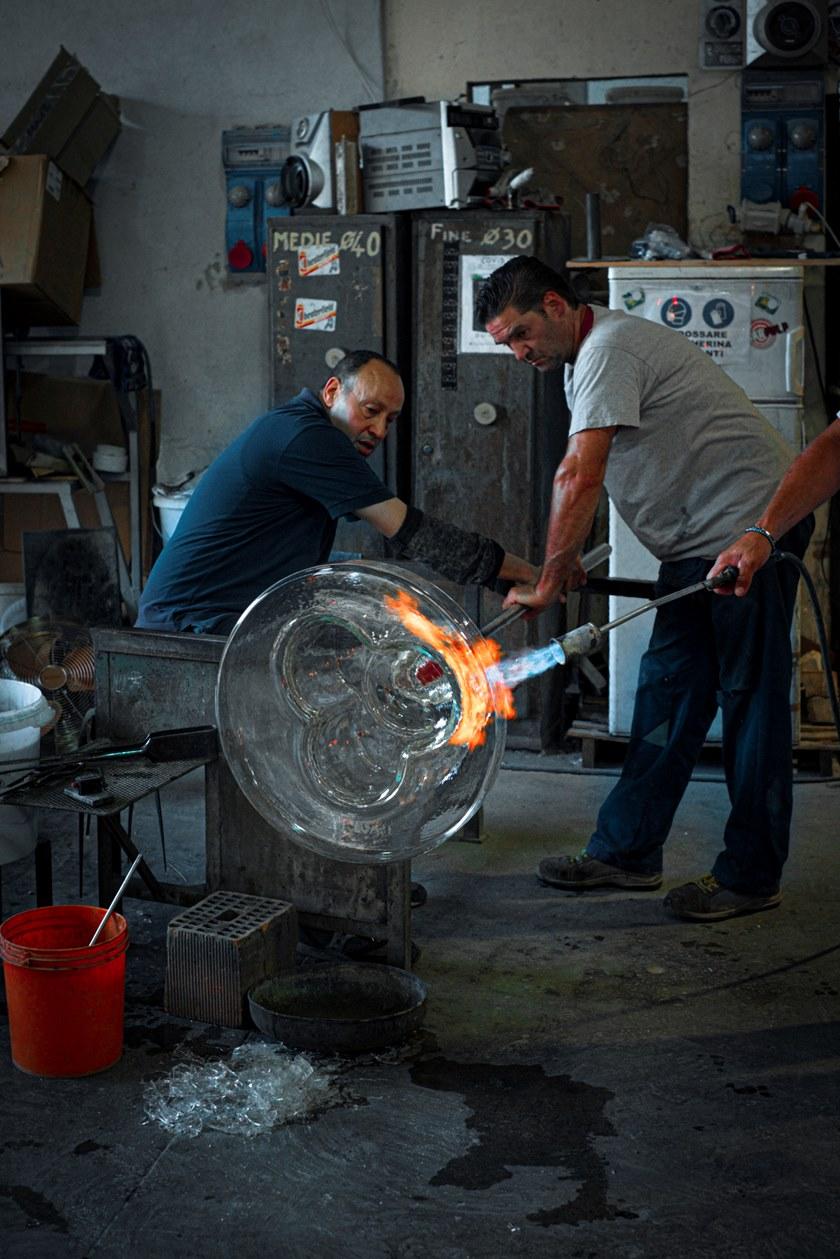 Miniforms Круглый журнальный столик из дутого стекла sun-id-1474002 - Вид №9