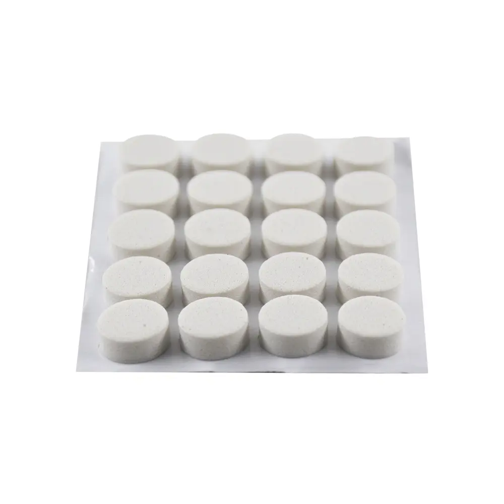 Накладки антиударные KONSENSA 10 мм круглые ПВХ цвет белый 20 шт STLM-2087032 - Вид №1