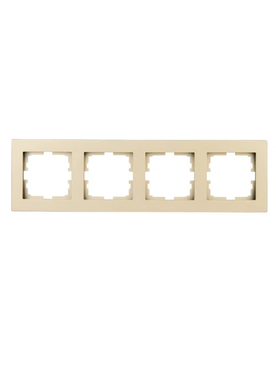 VESNA Рамка 4-ая горизонтальная без вст золото LEZARD 742-3600-149 - Вид №3