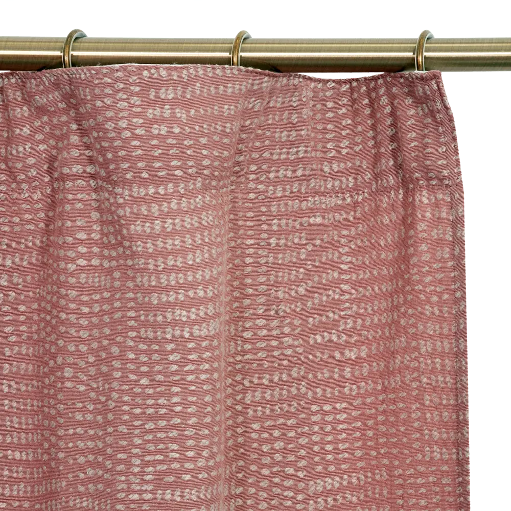 Штора на ленте Gilda, 140х260 см, однотонный, цвет светло-красный 82135718 STLM-2090135 Santreyd  - Вид №2