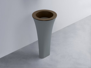 AMLA45-CA+AMPILT-FN+AMCOLT-BR Раковина Amedeo Tondo отдельностоящая cielo Enjoy + Amedeo