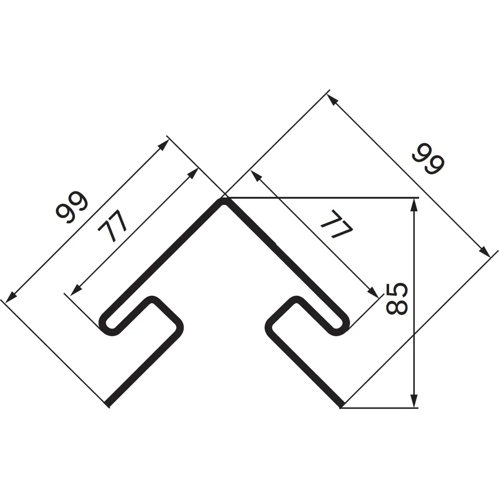 Угол наружный для сайдинга MONLID цвет ванильный STLM-2037072 - Вид №1