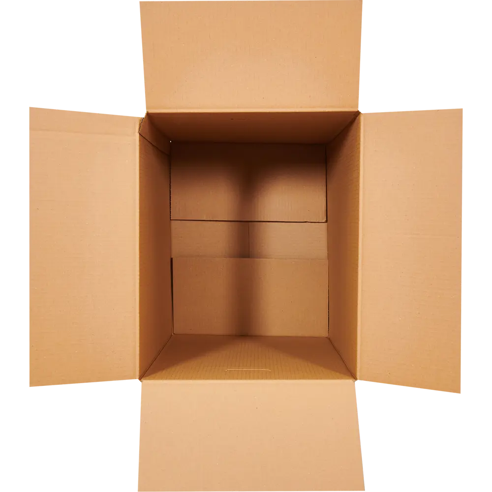 Картонная коробка 50x40x60 см картон цвет коричневый Santreyd STLM-2021632 - Вид №2