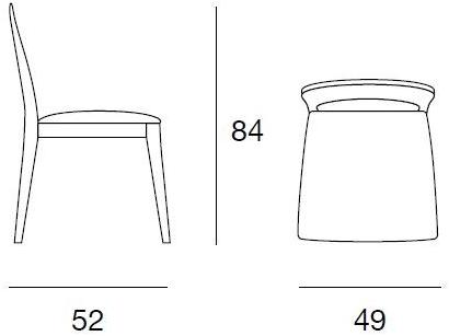 Pacini & Cappellini Мягкое кресло с открытой спинкой  5464  - Вид №1