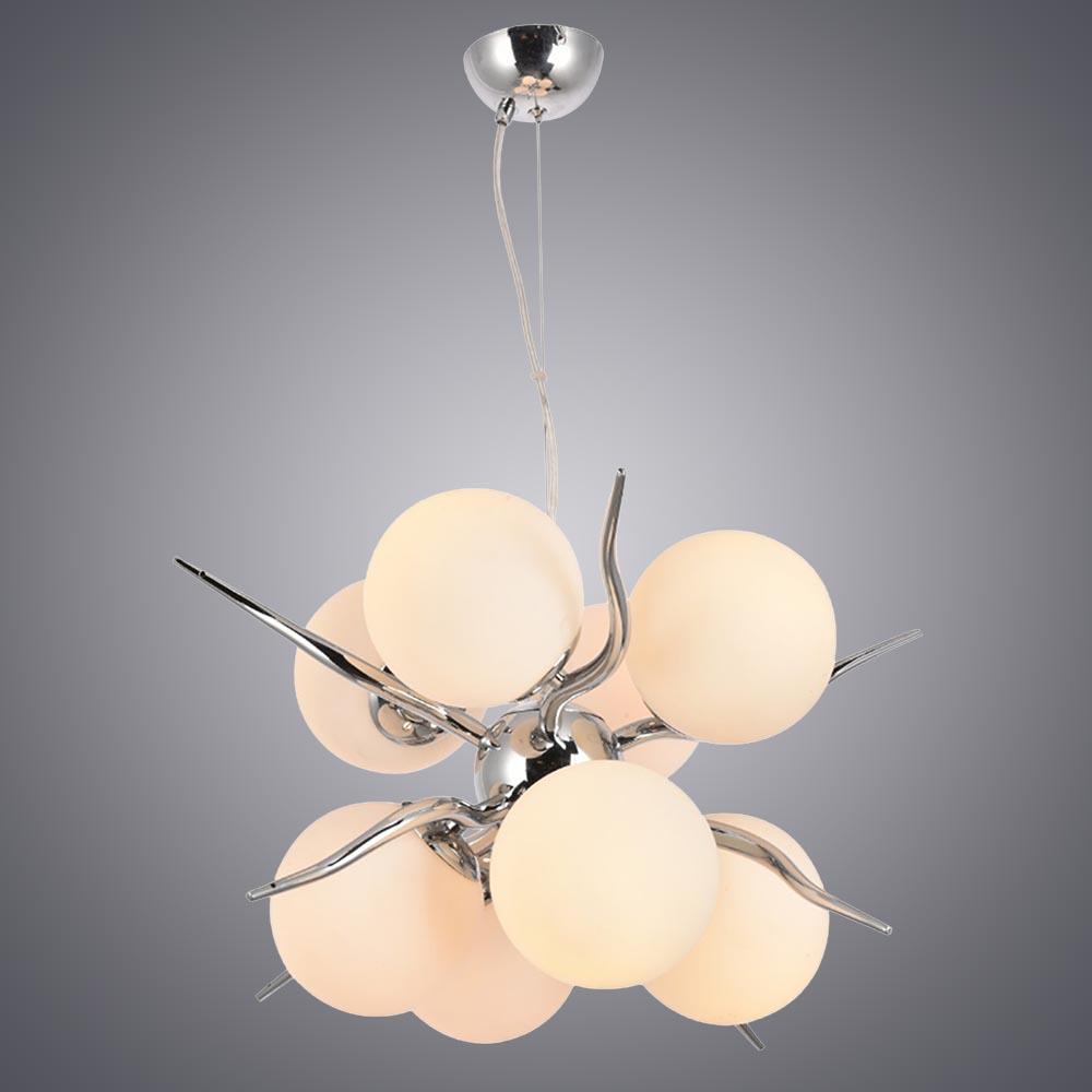 Подвесная люстра Omnilux Dalmine OML-64113-08 OMNILUX DALMINE 279721 Белый  - Вид №1