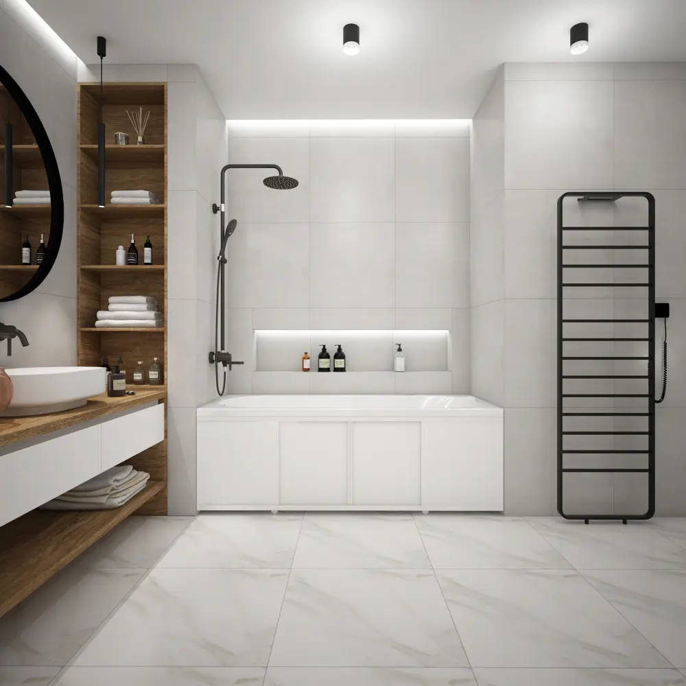 Экран-купе под ванну 169 см цвет белый Santreyd STLM-2075004 - Вид №3