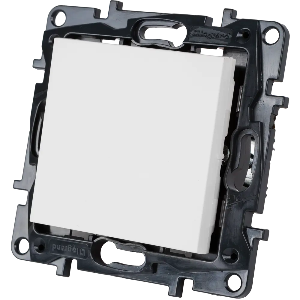 Выключатель встраиваемый 1 клавиша Legrand Structura 10А 250В безвинтовые зажимы белый STLM-2162545 - Вид №2