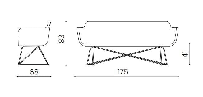 2-местный диван True Design Небольшая ARCH-00130484 - Вид №16